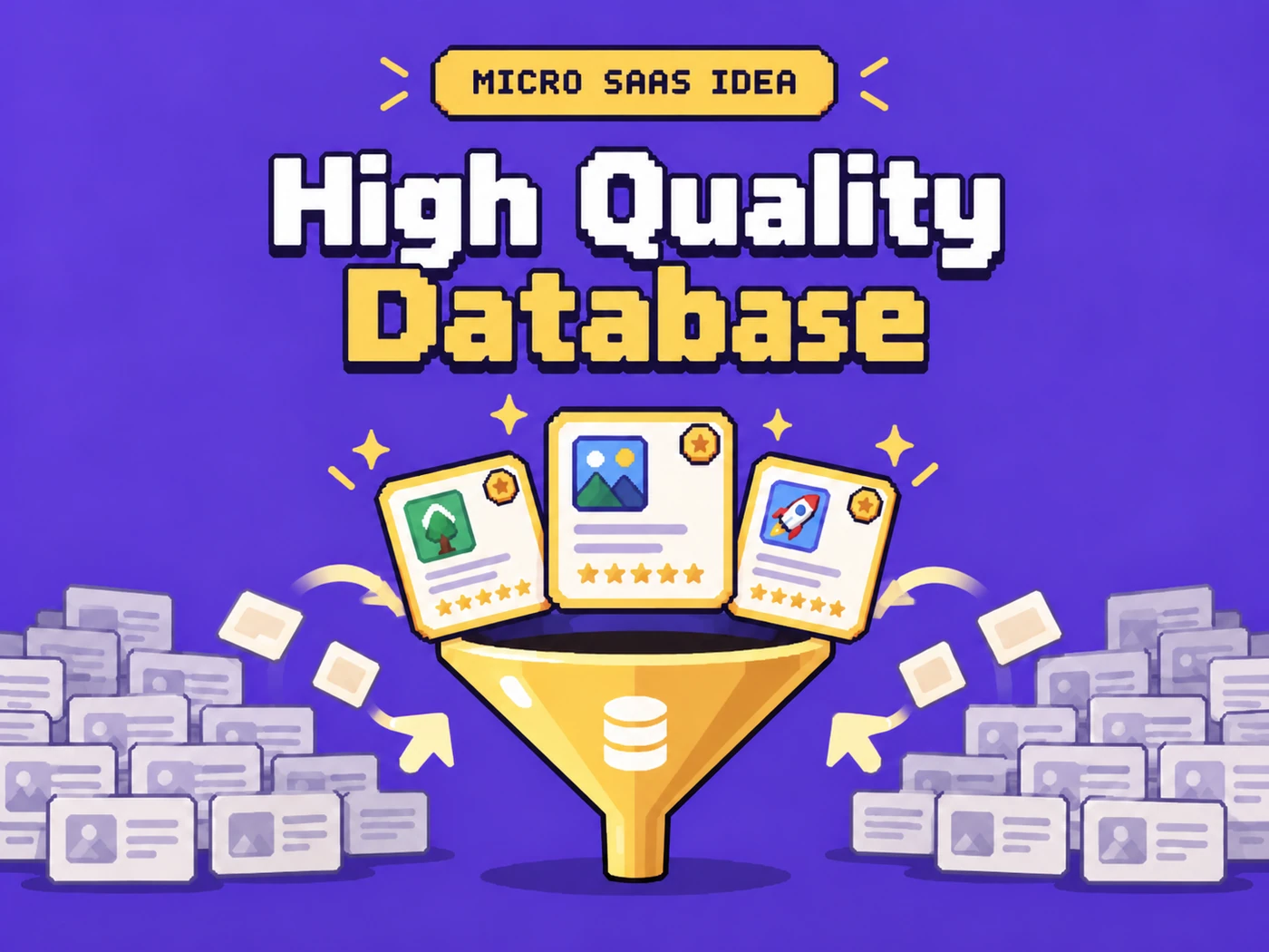 Niche Database Sold on a Monthly Plan, an illustration of the idea