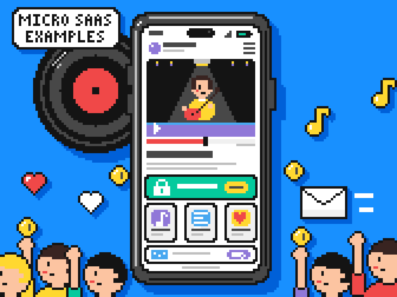 Release Page That Sells Early Access to a Song, an illustration of the idea