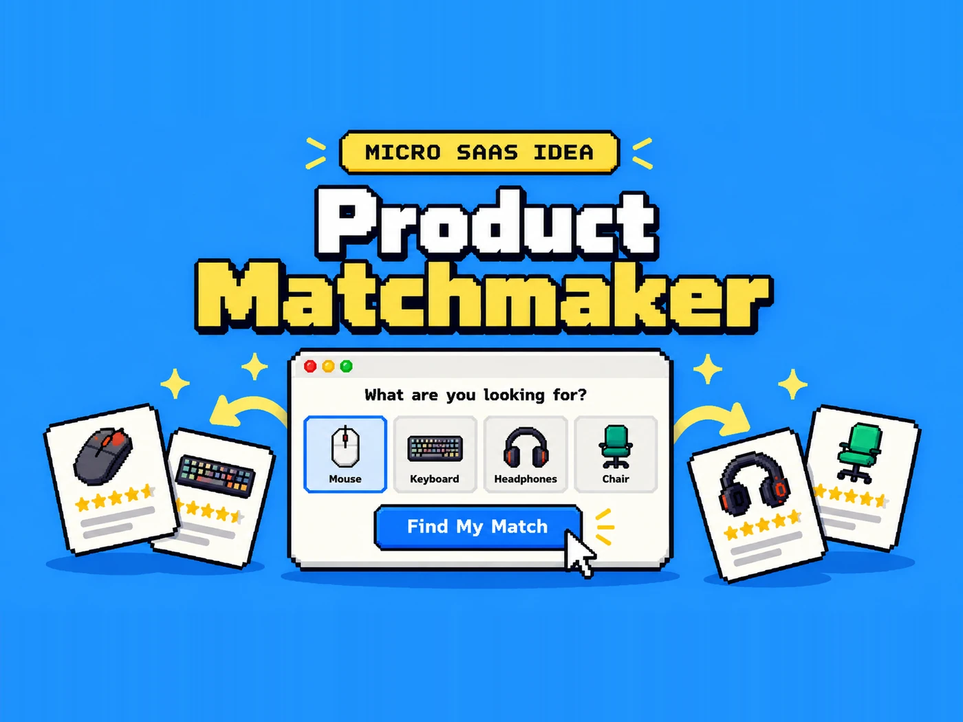 Niche Product Matchmaker, an illustration of the idea